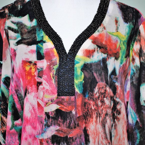 Brand New WOT Plus Size Decorated Tunic - Picture 2 of 4